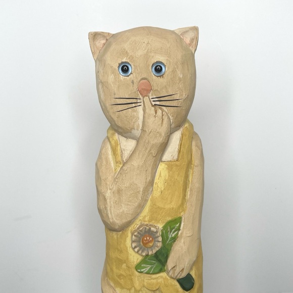 Vintage James Haddon Cat Sculpture Set of 2 - Picture 6 of 13